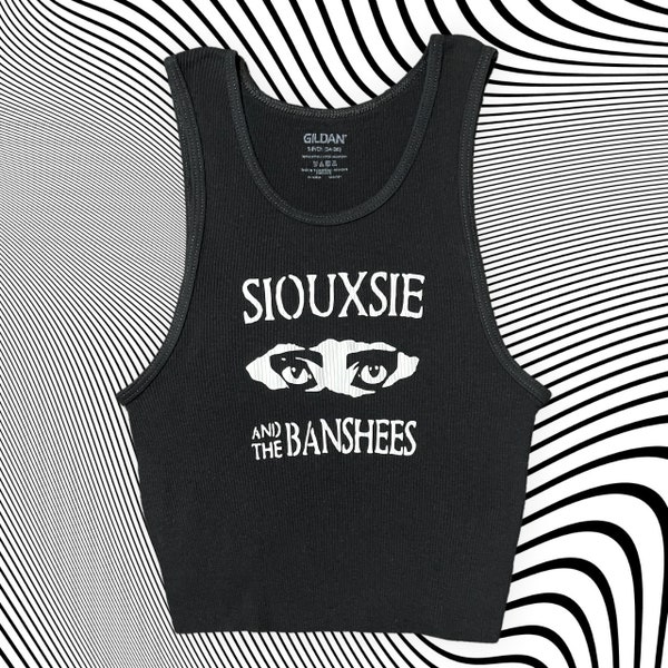 Siouxsie and the Banshees Shirt | Goth Clothing | Emo Clothing | Alternative Clothing | Grunge Clothing | Deathrock | 80s Band Shirt