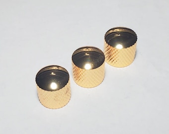 Light Relic Blemished Tops Ibanez, Jackson, Charvel, Gibson, ESP, Dean, Epiphone, Fender, Stratocaster, PRS Gold Knurled Knobs (3)