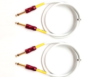 Musician.Tools Gold Plated Speaker Cables, 16 Gauge, 3 Foot, Pair