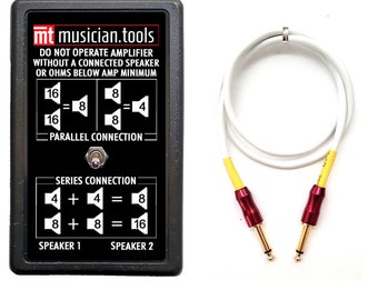 Musician.Tools External Speaker Expander for Guitar & Bass Amplifiers w Speaker Cable