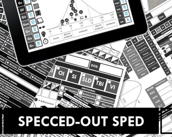 SpEd ARD and FIE Bundle| instant download | agenda | bell curve| planner | prep | teacher diag lssp slp principal parent | Digital Files
