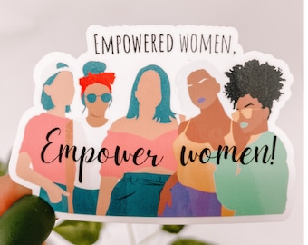 Pegatina de empoderamiento femenino, calcomanía feminista, regalo de Girl Power