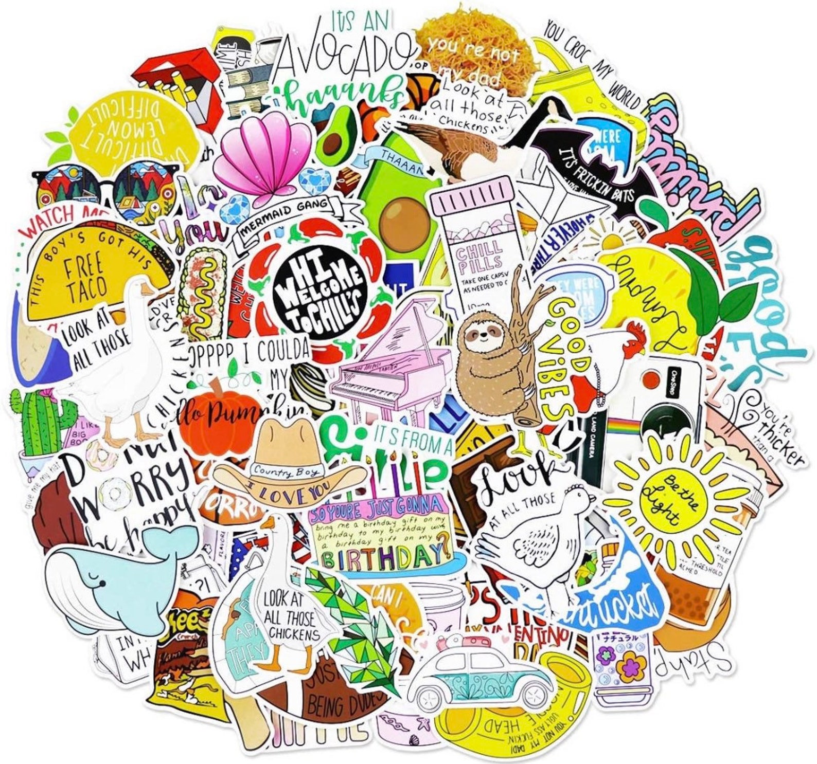 Vine Quote Sticker Pack Cute Stickers VSCO Sticker Pack Etsy