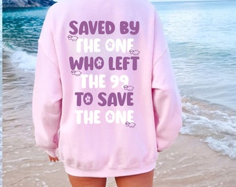 Sudadera rosa con versículo bíblico, cuello redondo cristiano, regalo estético