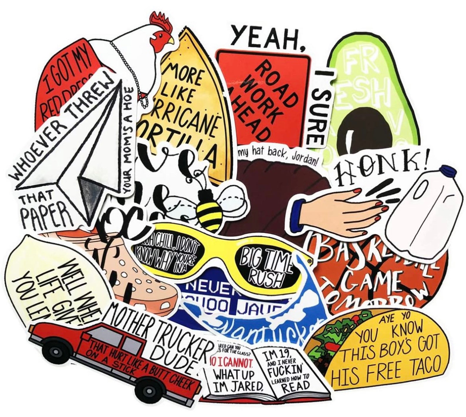 Vine Quote Sticker Pack Cute Stickers VSCO Sticker Pack Etsy