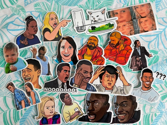 Normal Meme Sticker Meme Sticker Pack Funny Stickers Trendy Stickers for Water - Etsy