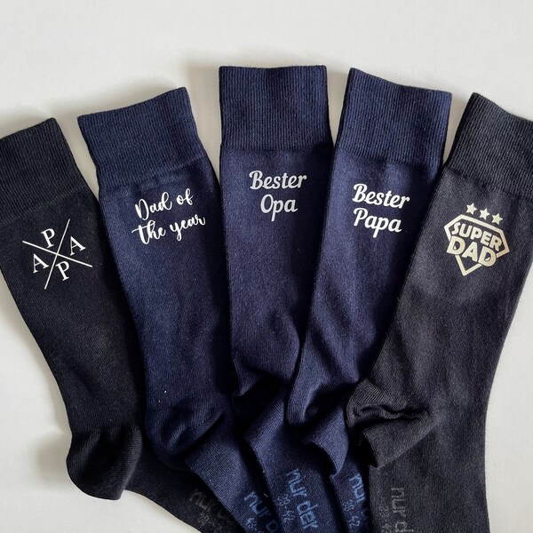 Vatertagssocken | bester Papa | Vater | Supervater | Socken mit Aufdruck