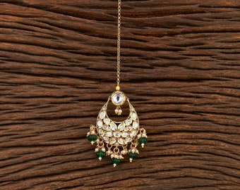 kundan tikka/Fine Kundan tika/Indian Maangtikka /tikka/pearl Maang tikka/Gold Maang Tikka / Nethi Chutti/ Indian bridal jewelry/desi jewelry