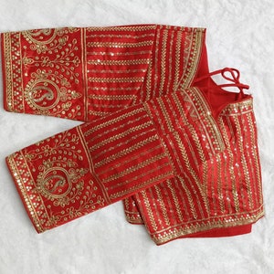 Beautiful Designer Phantom Sequenc Garba Blouse main image 0