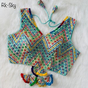 Buy Mirror Work Tops Online In India Etsy India