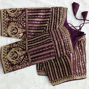 Beautiful Designer Phantom Sequenc Garba Blouse