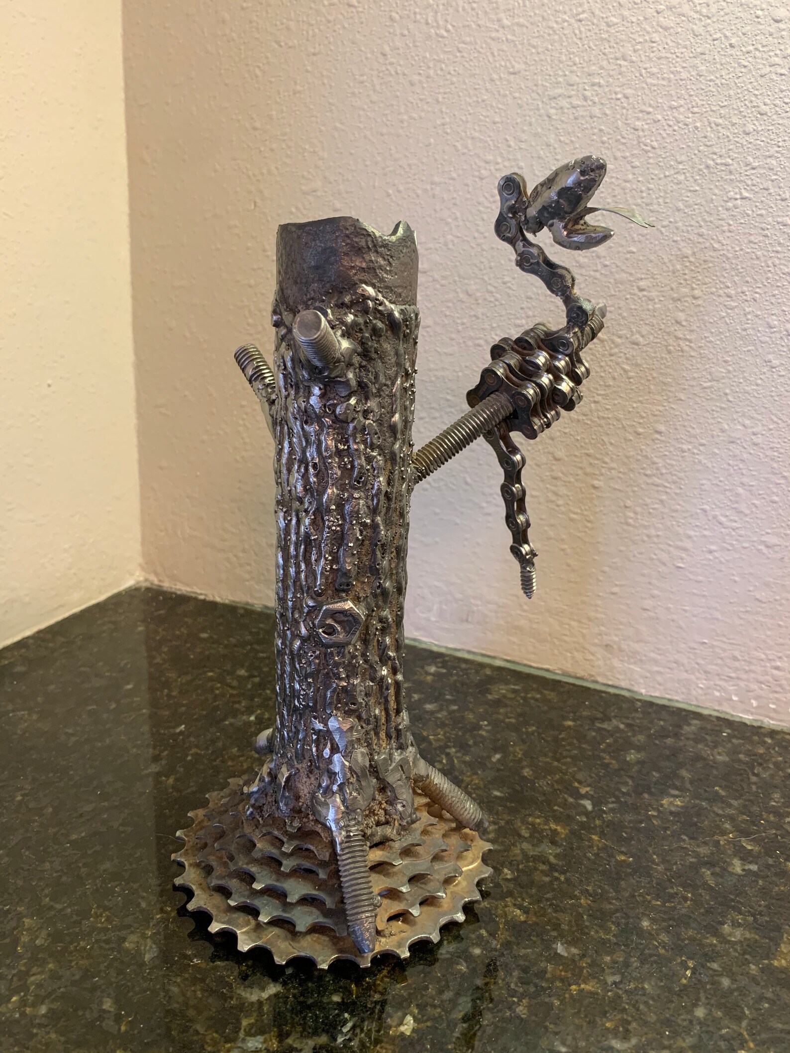 Metal Snake Sculpture Etsy