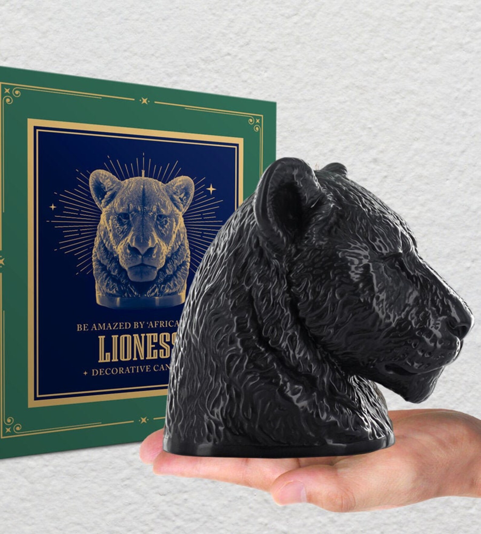 Large 14cm Lion Candle Lion Art Africa Gift Shaped Etsy