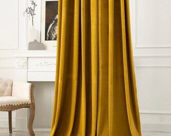 Home Curtains & blinds Douceur d intérieur VELVETINE Yellow