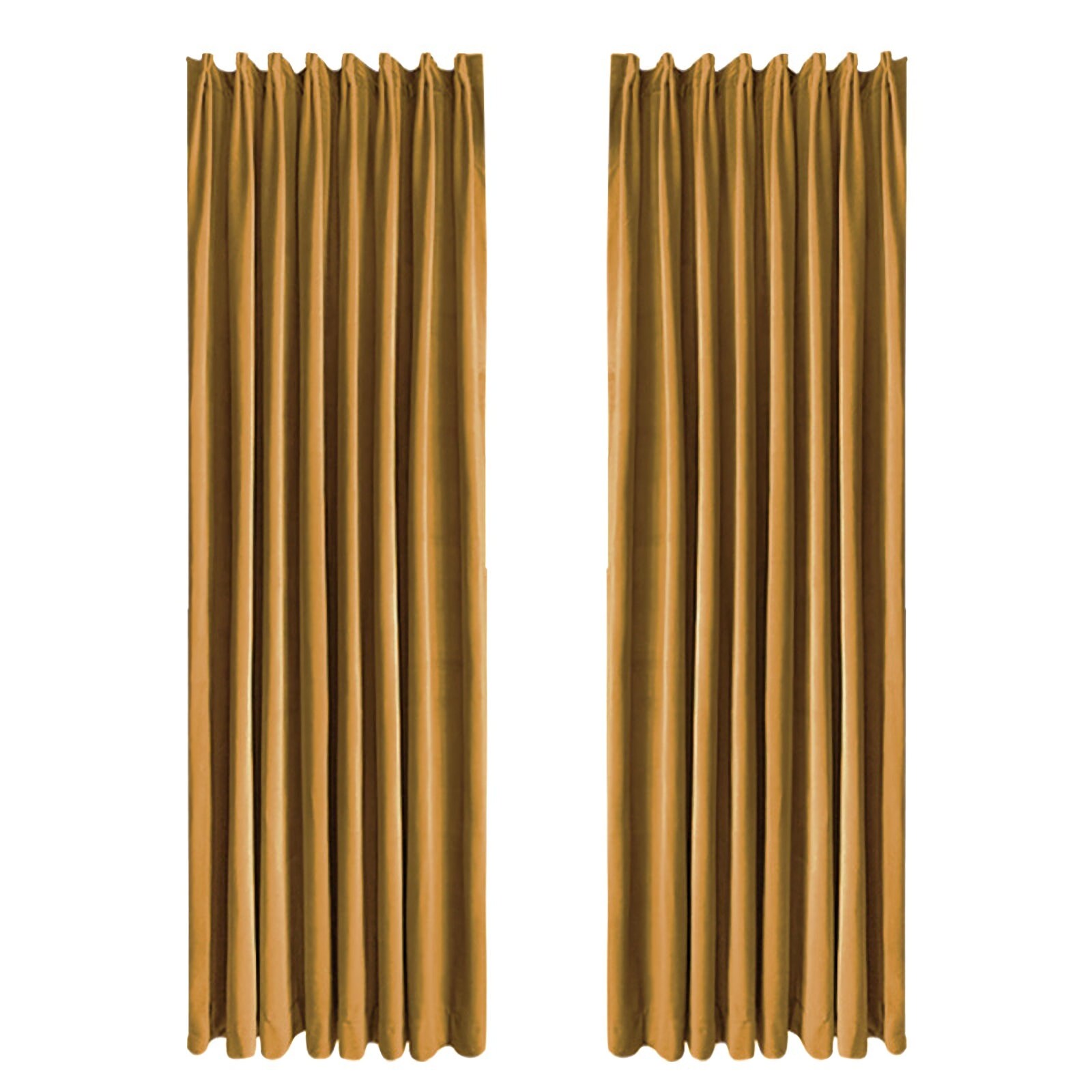 Bright Solid Yellow Velvet Curtain 96 inch High Long Panel Etsy