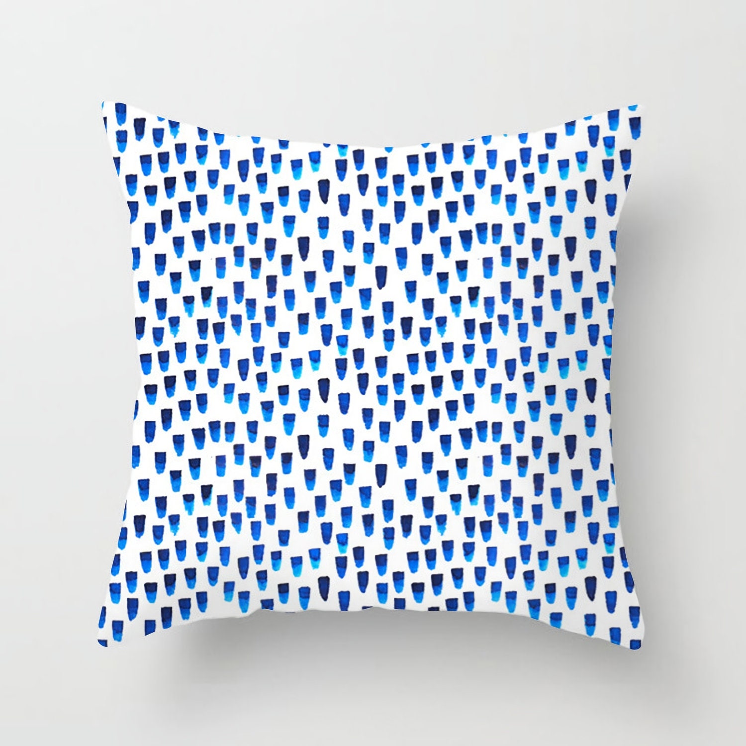 Navy Blue Polka dot Pillow covers 16 x 16 18 x 18 20 x 20 Etsy
