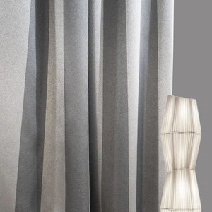 A Pair of Black and Beige Vertical Striped Luxury Curtain Panel ...