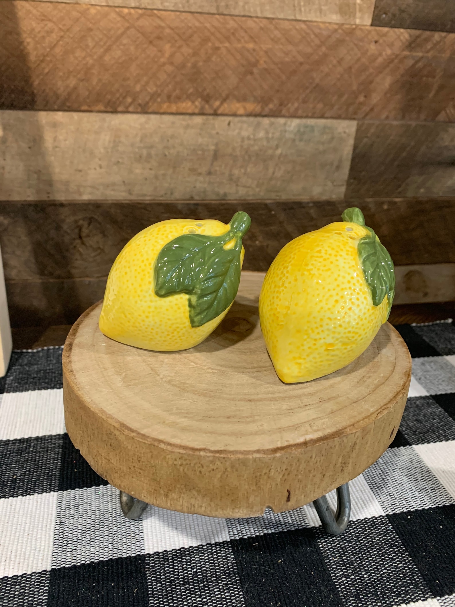 Lemon Salt and Pepper Shakers Great For Your Coffee Bar or Etsy