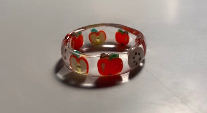 Realfruit Rings Funky Resin Fruit Rings Custom Resin Rings | Etsy
