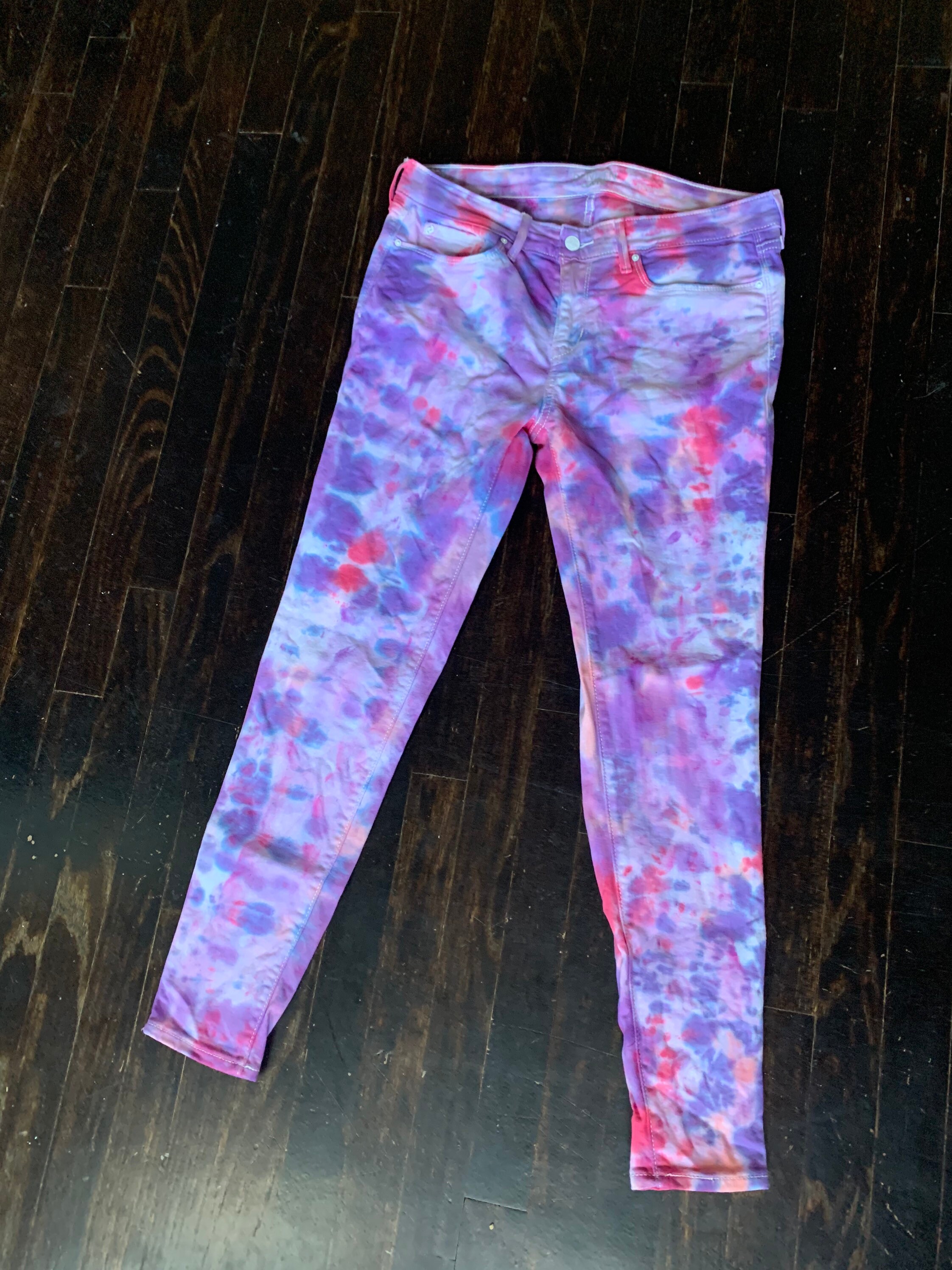 Womens Tie-Dye Pants size 13 | Etsy