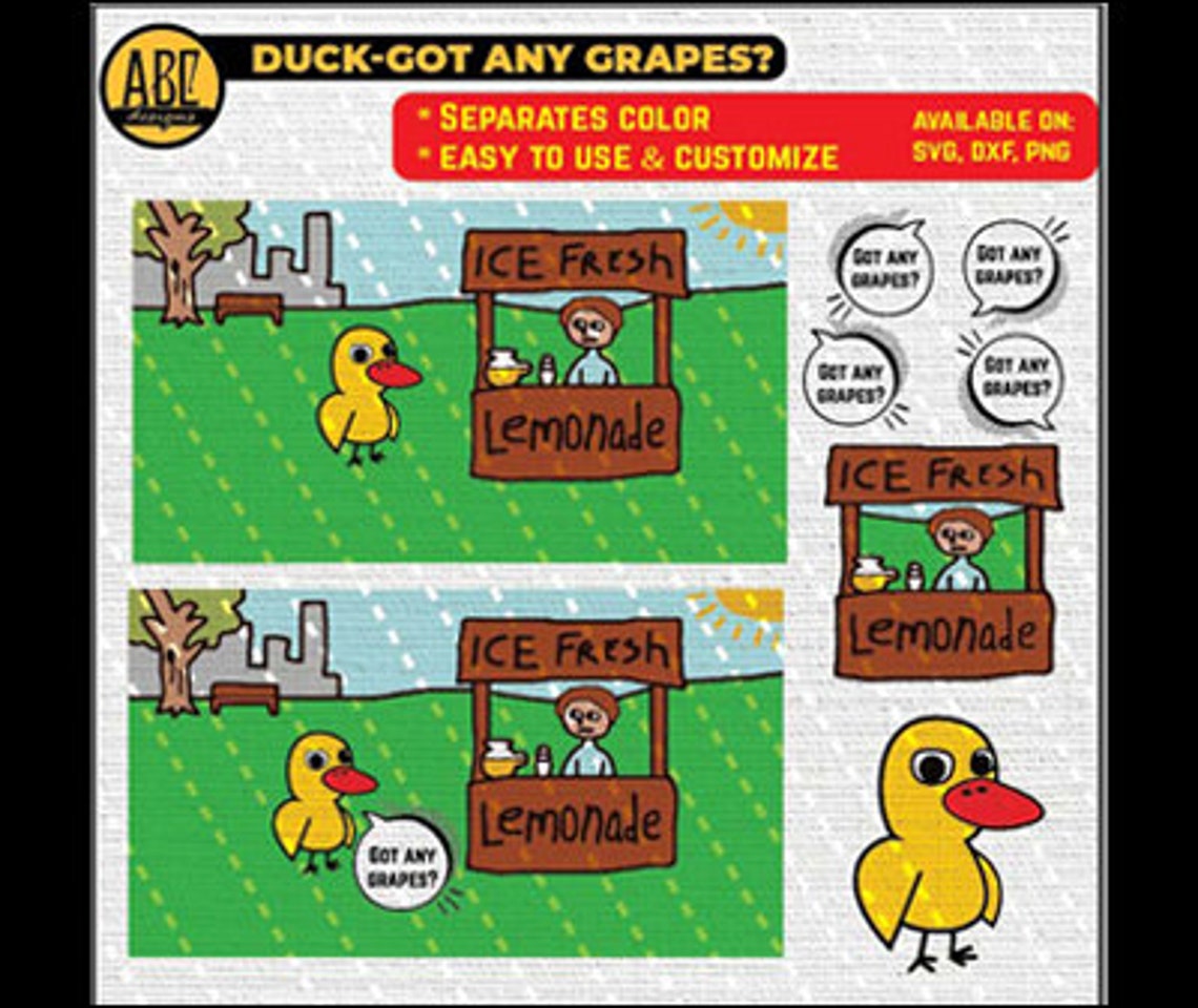 Inspired Design- the Duck Song Svg, Cut File, Svg, Cricut, Digital File ...