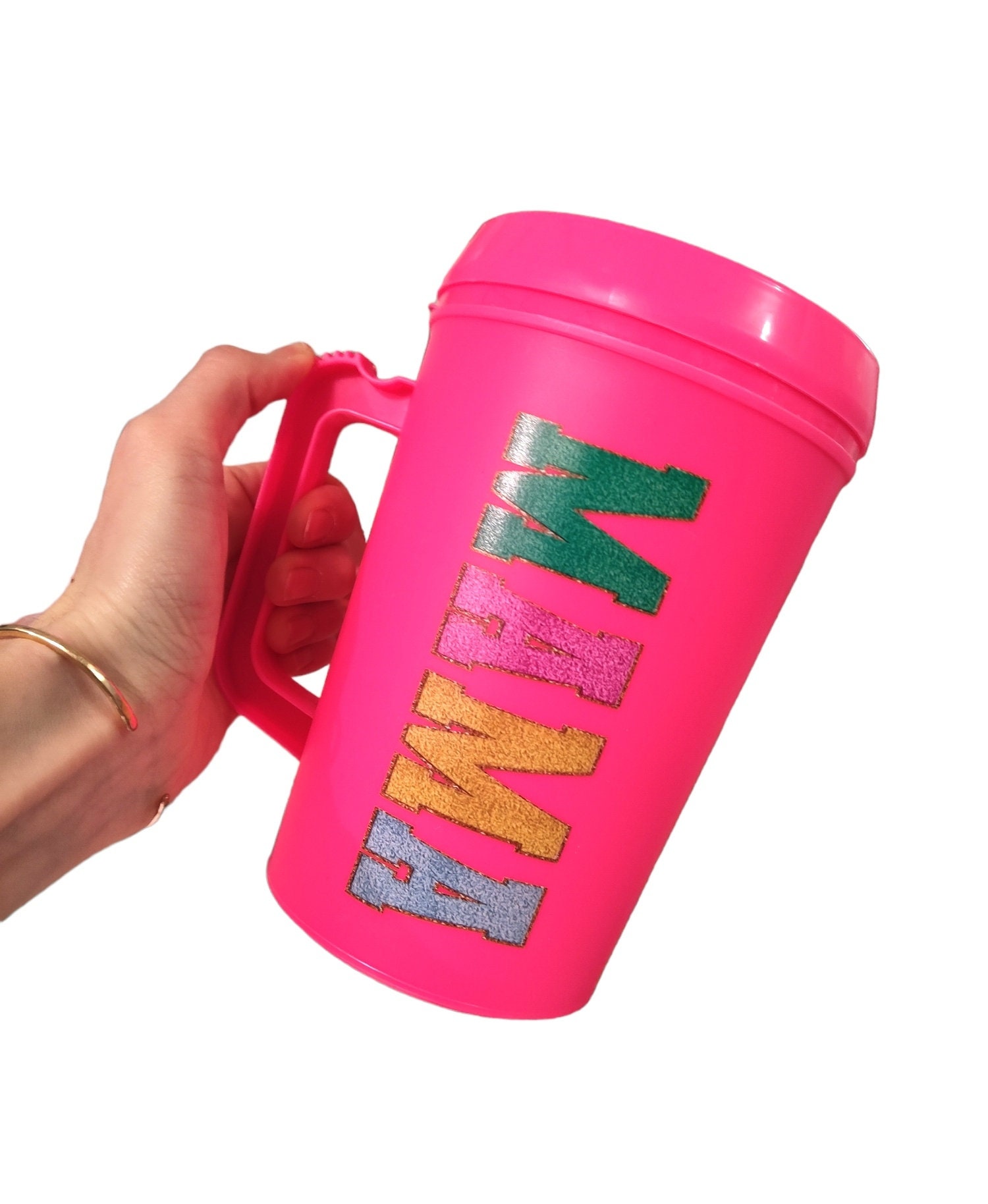 Mega Mugs- Retro Thermos Mugs- Hot or Cold Drinks 22oz 90s Mug
