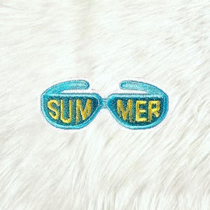 Sunglasses Summer Embroidery Iron On Patch