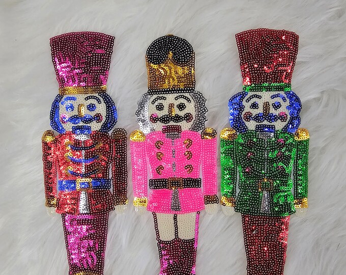 Nutcracker Iron on Applique Patch Christmas Nutcracker 5.75high 2C Etsy