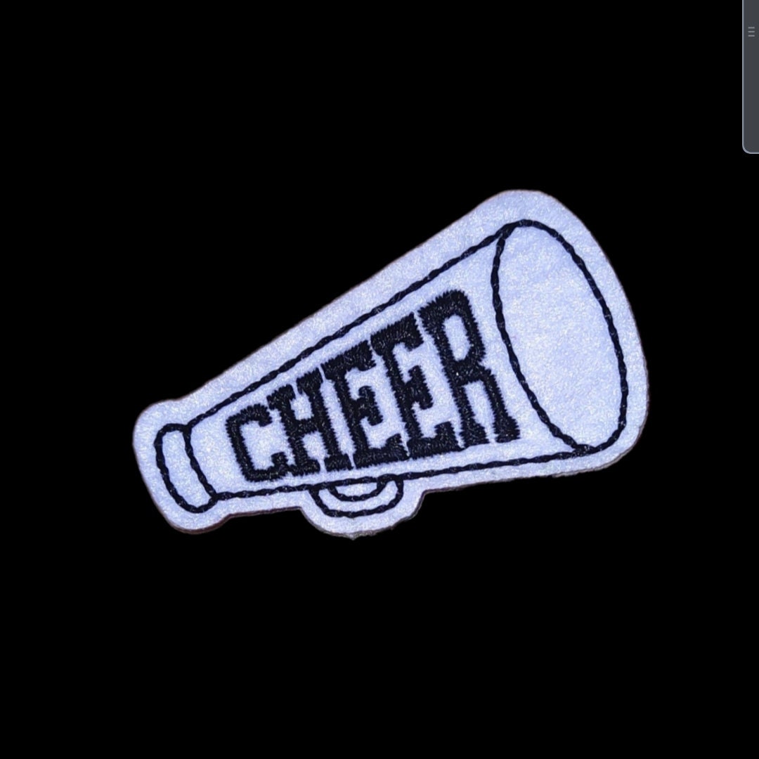 Small Cheer Megaphone Iron on Patch Cheerleading Patch Retro Etsy