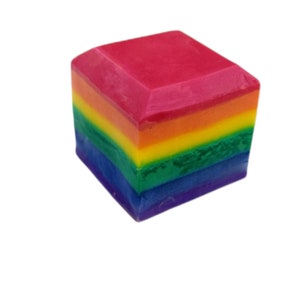 Rainbow Cube Soap/Pride Gift/LGBTQ