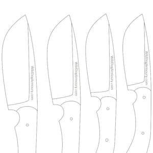 Knife Template, Knives, Survival Knife, Knifemaking Template - Etsy