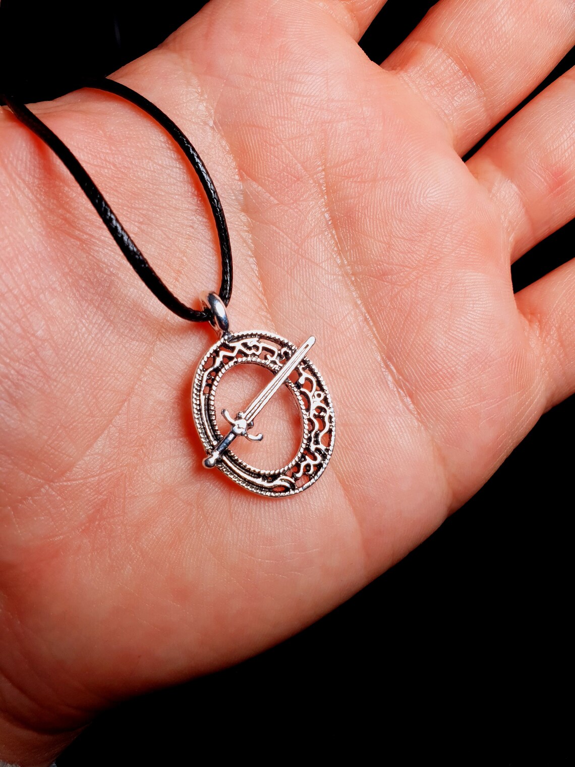 Dark souls necklace Blades of the Darkmoon pendant. Dark Etsy