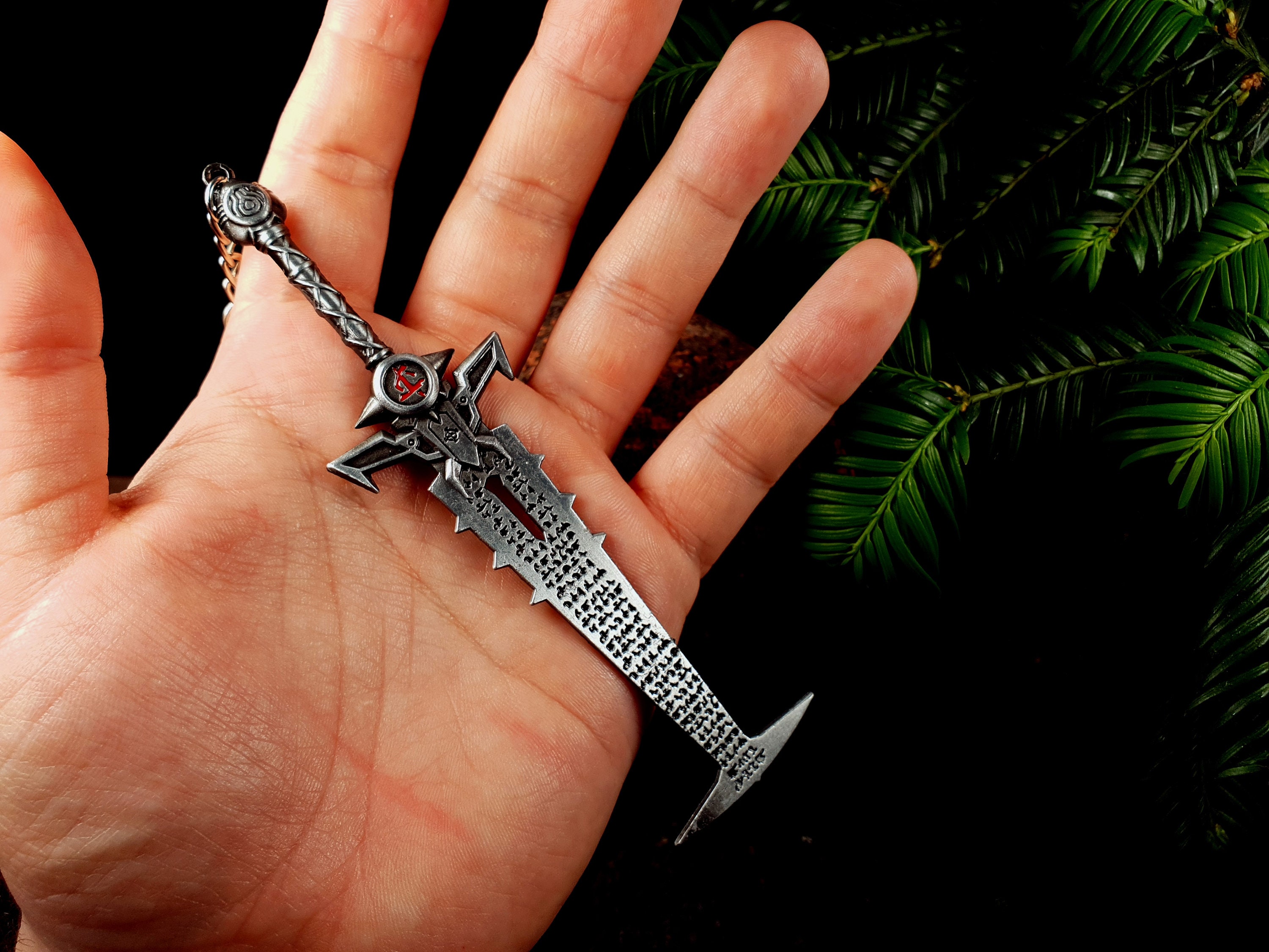 Doom Eternal Keychain Crucible Sword / Video Game Pendant Etsy