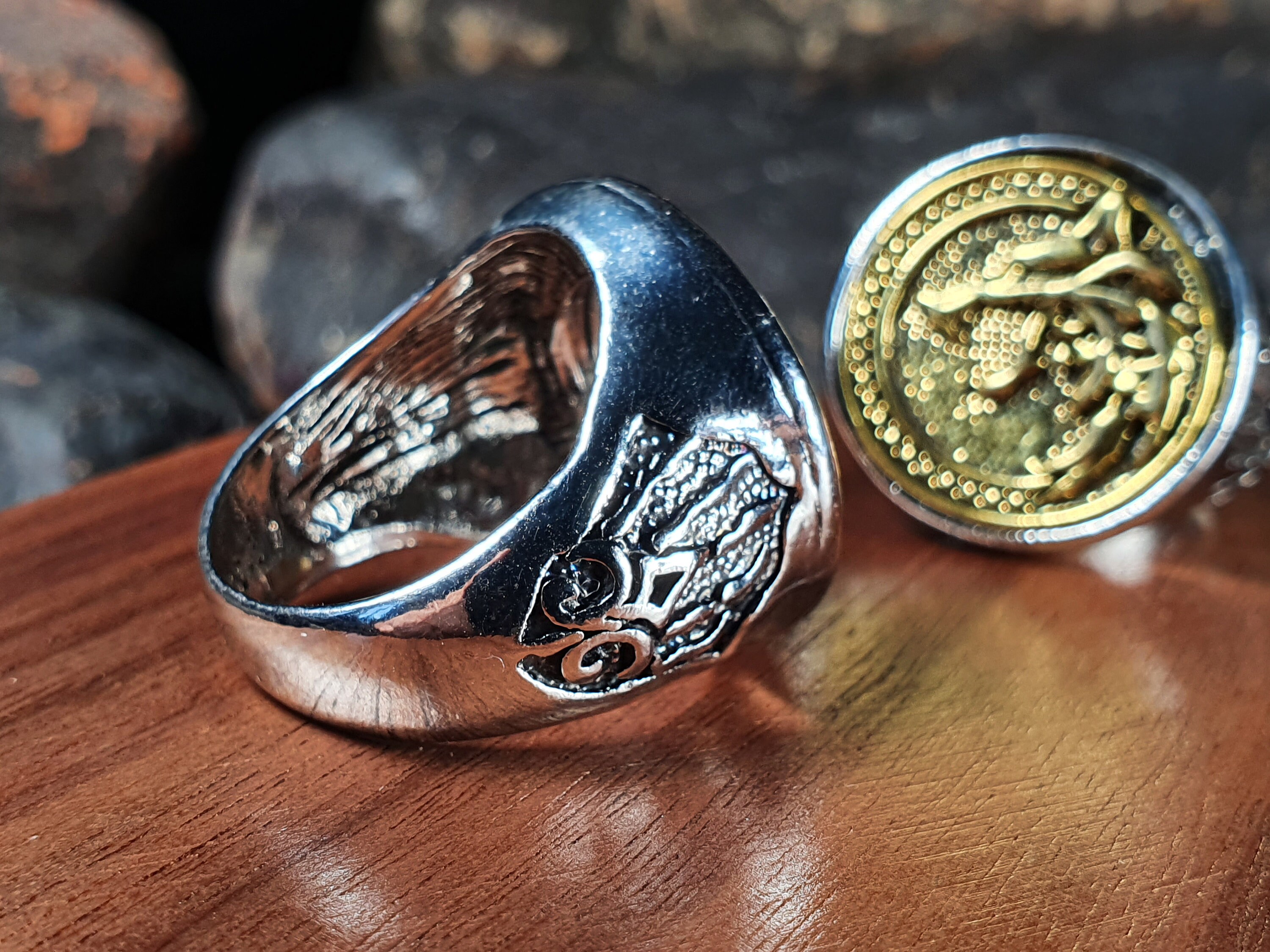 The Witcher Ring / The Witcher 3 Silver Wolf Ring / Etsy