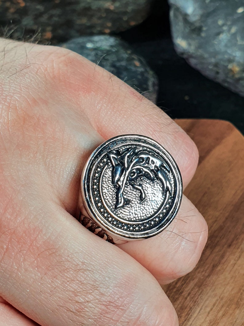 The Witcher Ring / the Witcher 3 Silver Wolf Ring / Etsy UK
