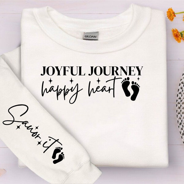 Joyful journey happy heart/Happiness Svg Design/Print Design/instant download/svg cut files/ be happy/tee design/sleeve tshirt design/svg