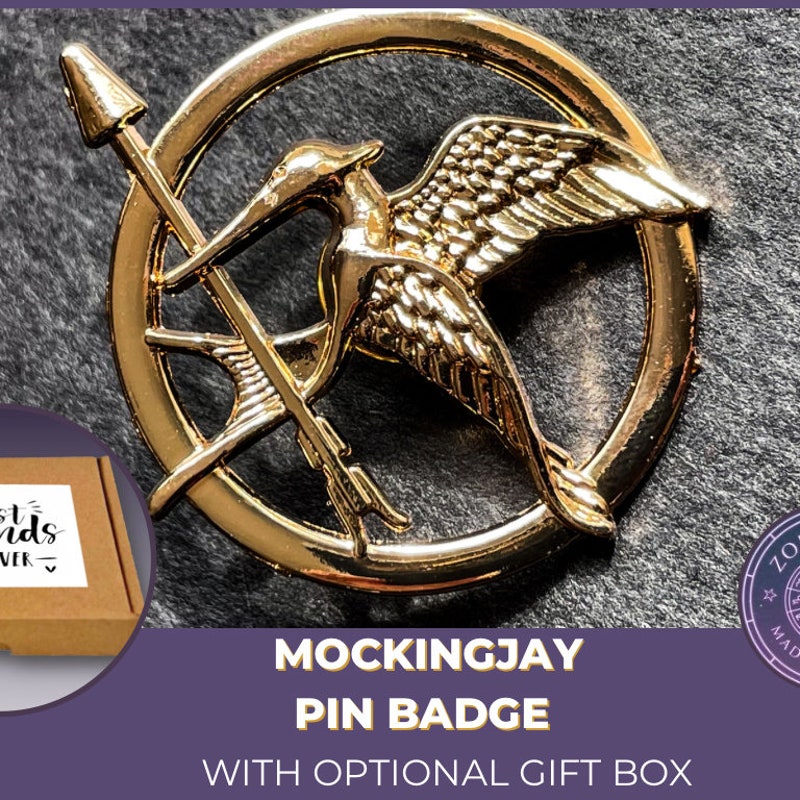 Mockingja Pin Mockingjay Pin - Etsy UK