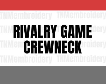 Rivalry Game - Crewneck Sweatshirt - "X"ing M, Ohio, Michigan