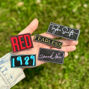 Taylor Swift Album Heart Eras Iron on Patch Taylor Swift Eras Tour