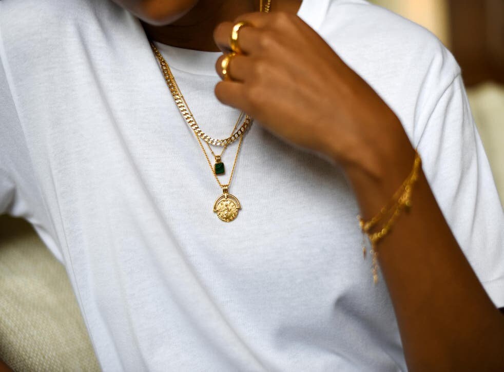 FRANCIS Coin NECKLACE Arc Arched Round 