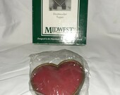 Midwest of Cannon Falls Cast Iron Red Heart Door Knocker Topper Retired