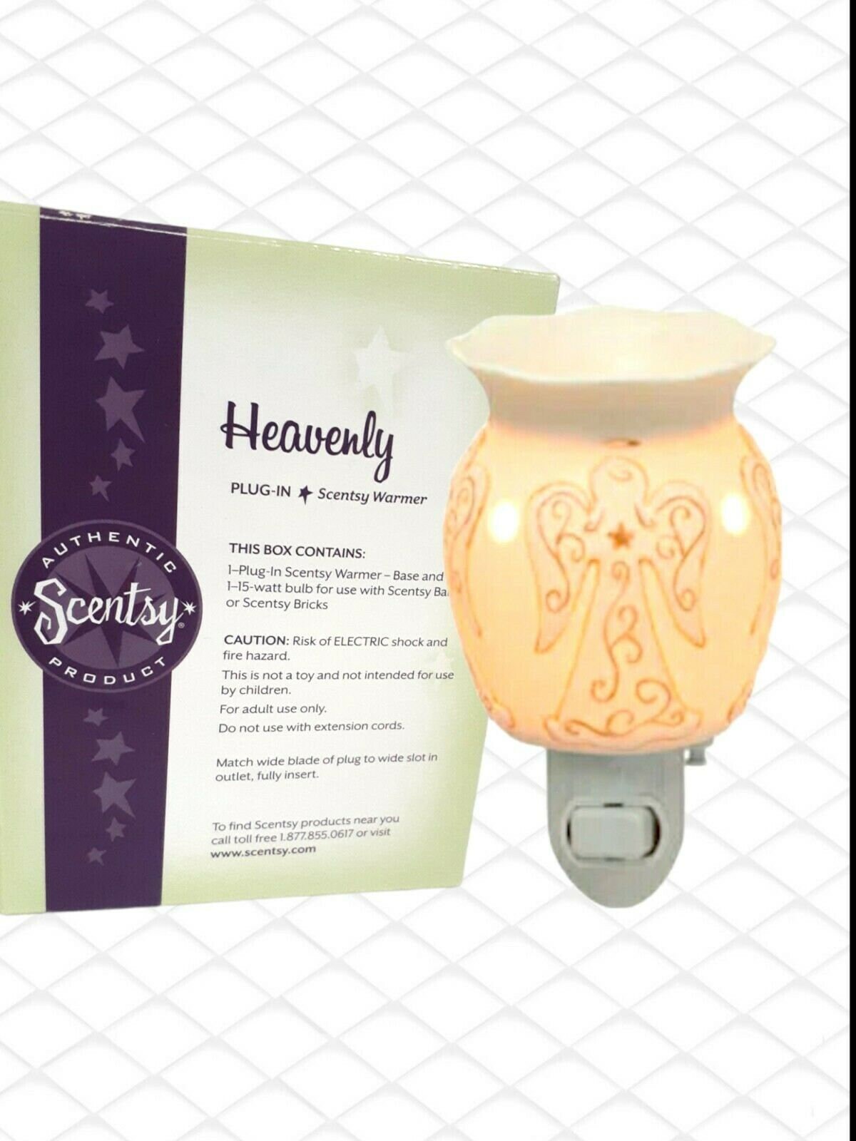Retired Scentsy Heavenly Plug In Warmer Etsy