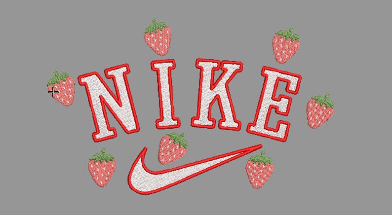 N strawberry embroidery design in pes vp3 dst jef xxx exp 4 size