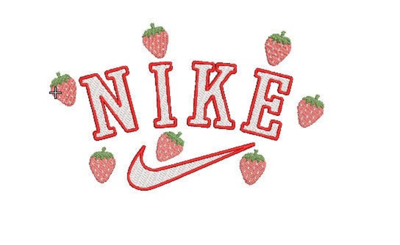 N strawberry embroidery design in pes vp3 dst jef xxx exp 4 size
