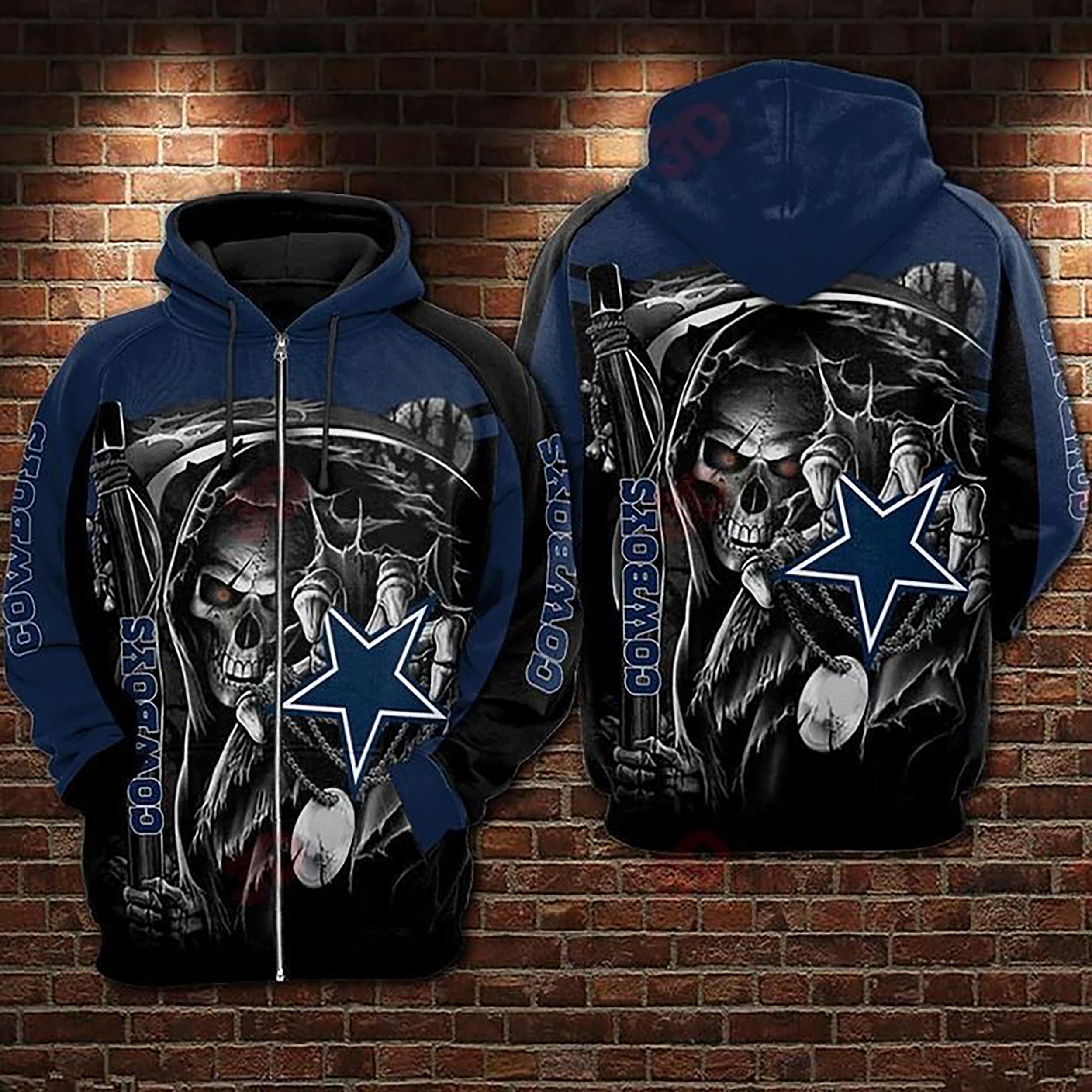 Dallas Cowboys NFL Team Hoodies 3D Pullover Hoodies Z086 Etsy
