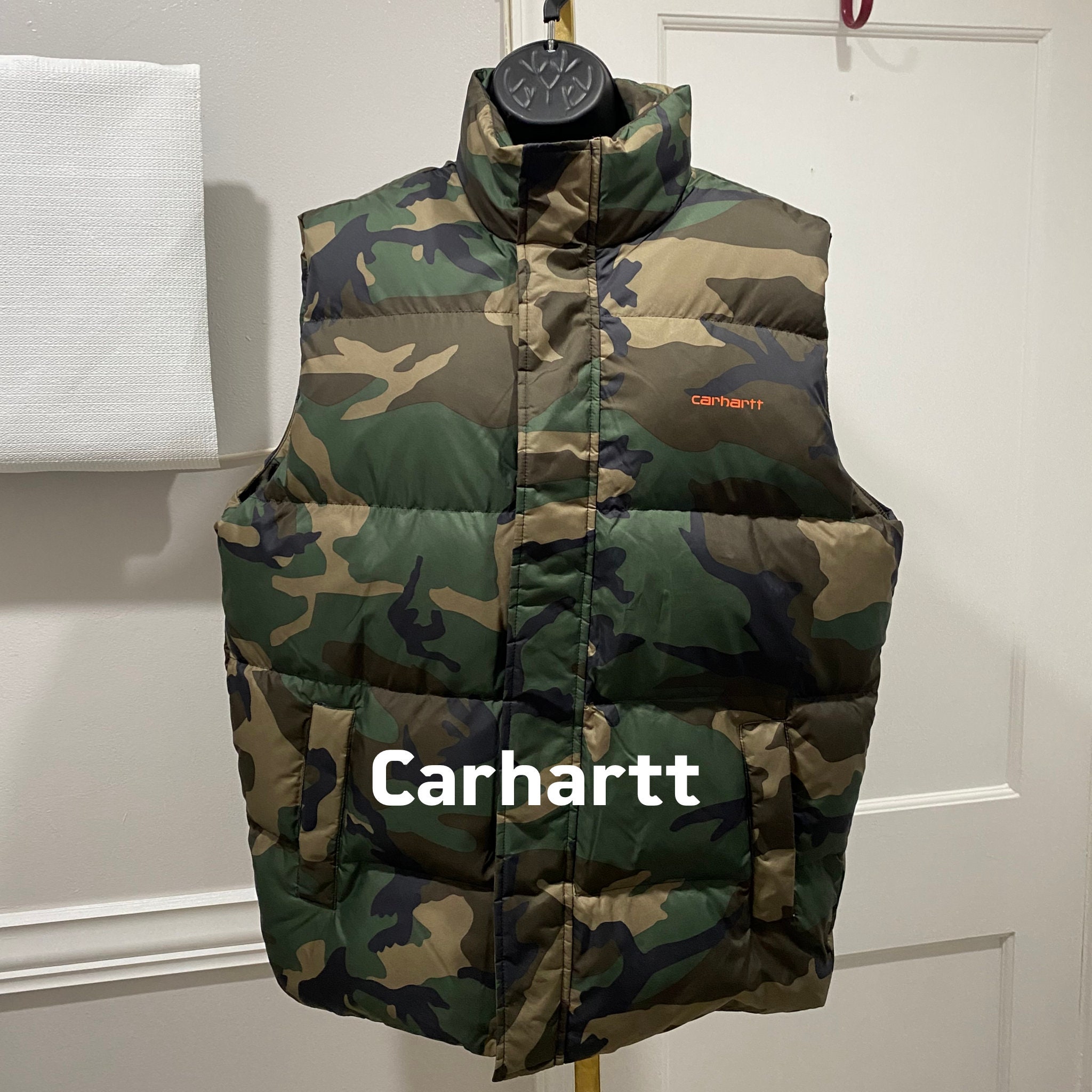 Camo carhartt shop vest