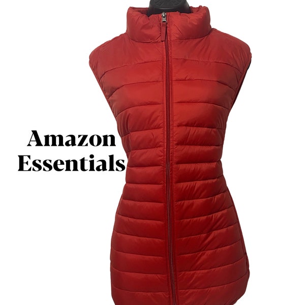 Womens Red Vest Etsy