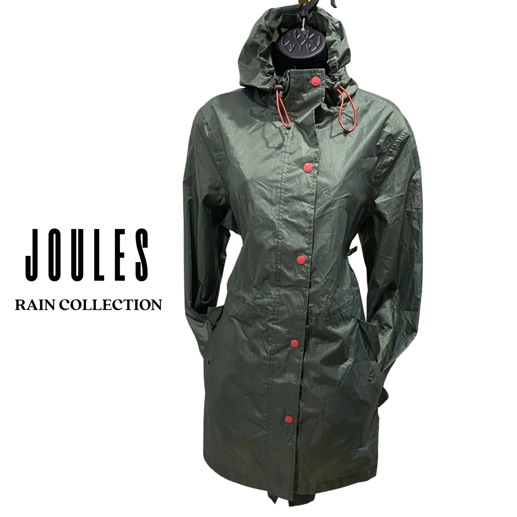 Women s Joules Right as Rain Packable Waterproof Hooded Jacket