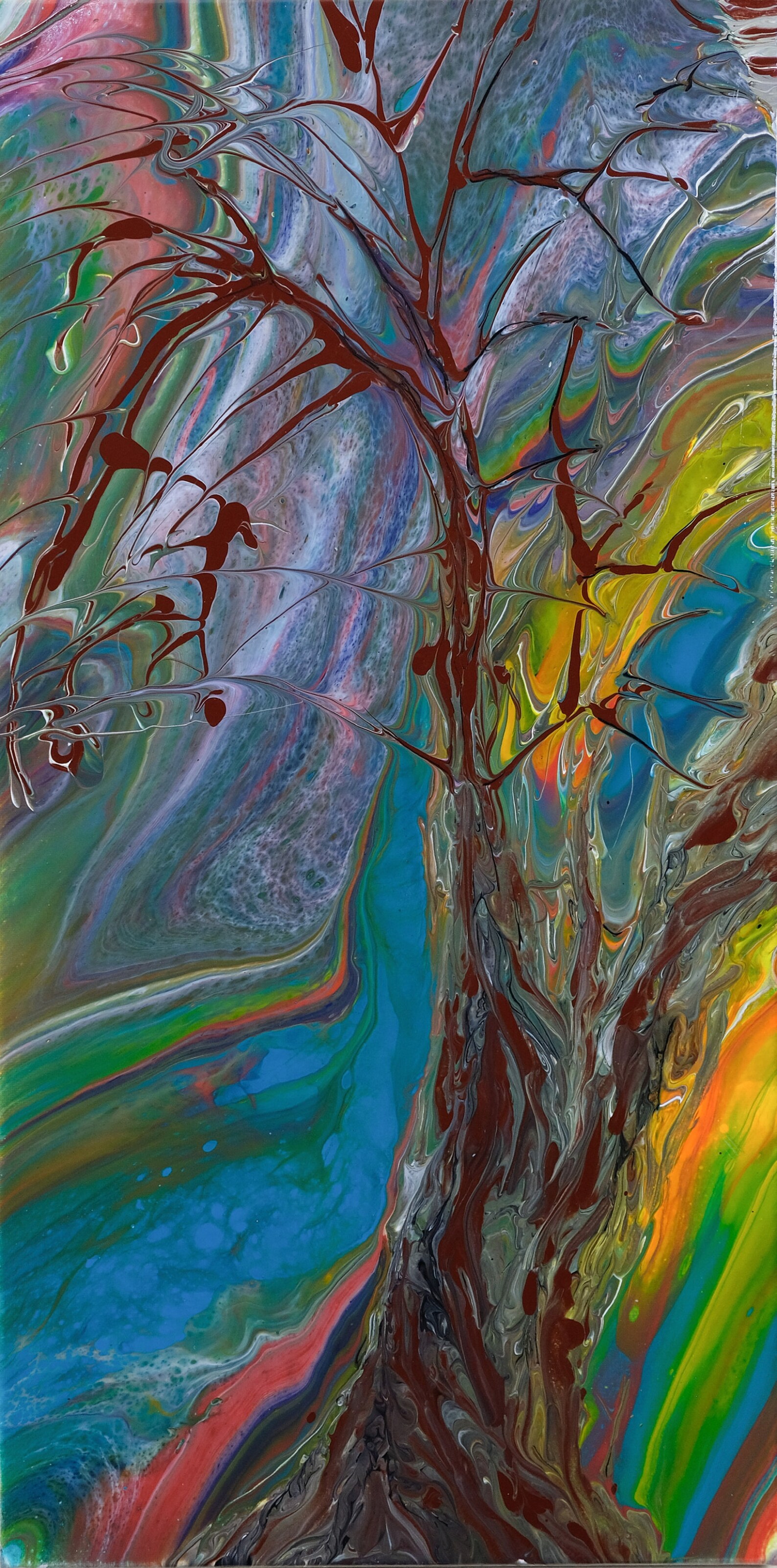 Pour Art High Gloss Varnish on Canvas Etsy