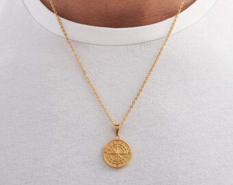 Gold Pendant Necklace - Etsy Australia